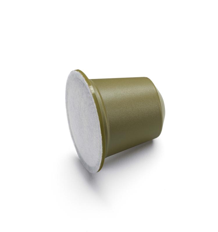 Home-compostable Coffee Capsule beige produced by Blue Circle by ALPLA