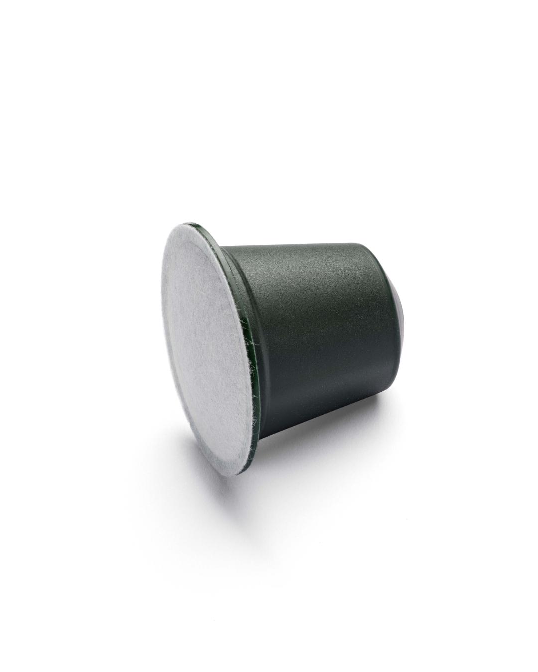 Home-compostable Coffee Capsule Green Blue Circle by ALPLA